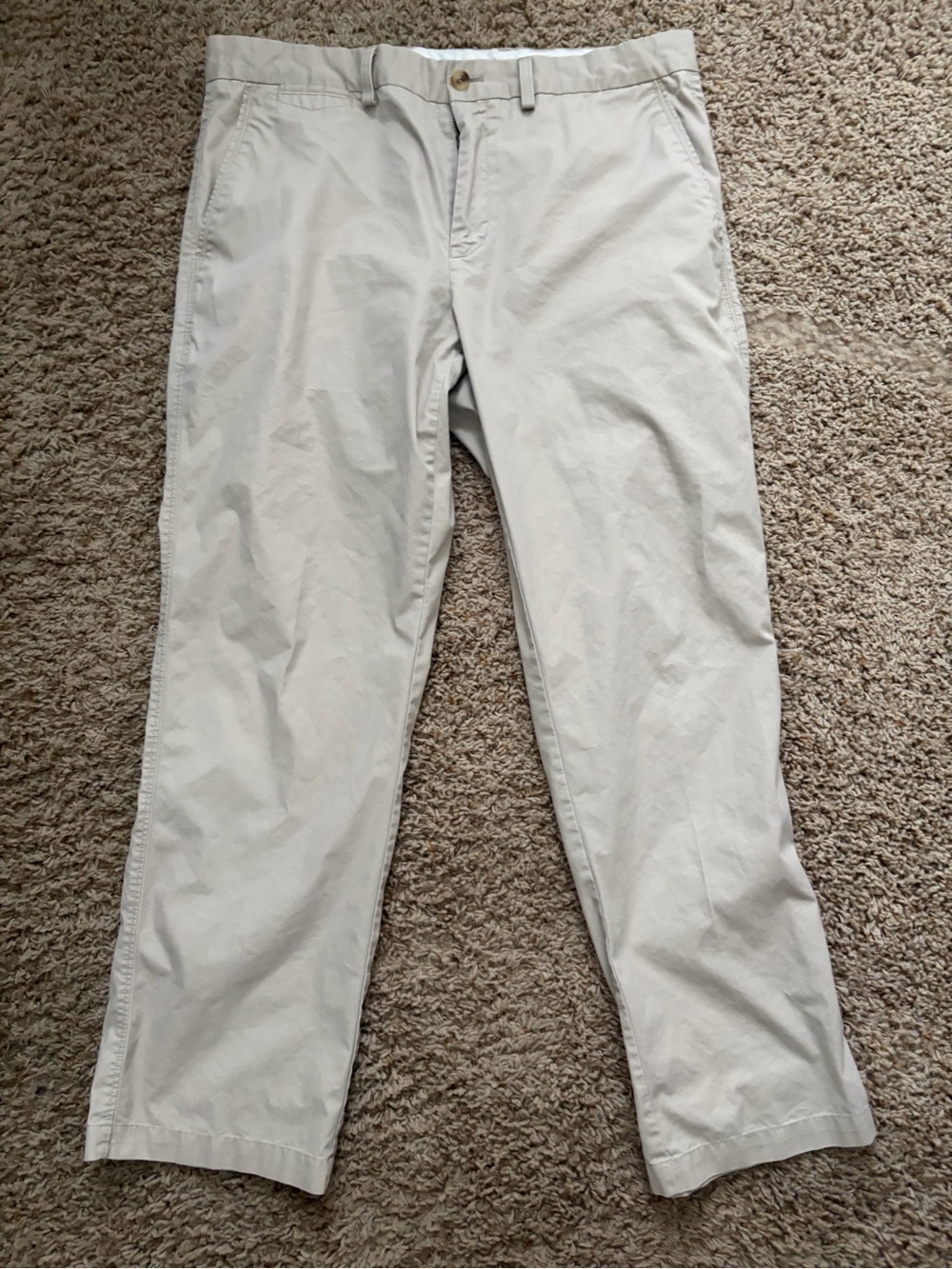Men Tailorbyrd Light Beige Chino Pants, size 36x30